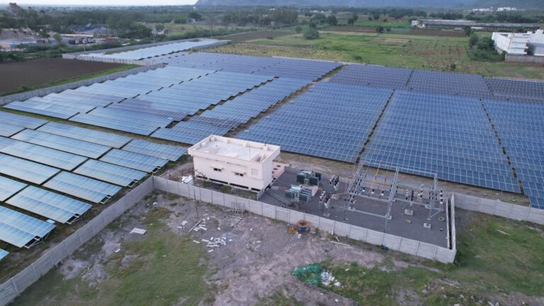 Sunworks Ground mount Solar EPC Project - Vishwa Teja Spinning Mills
